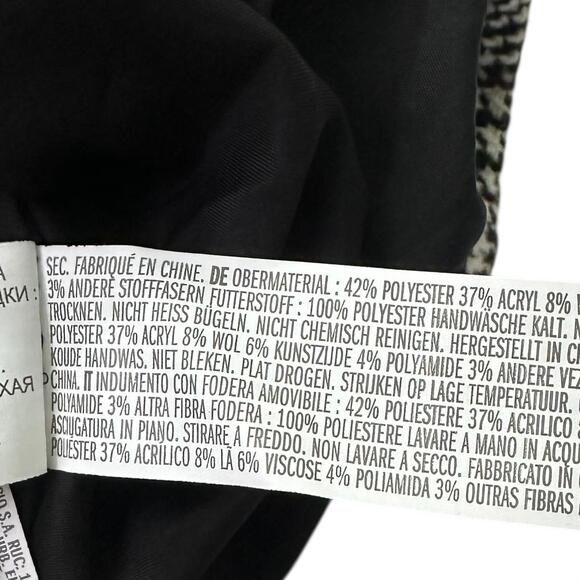 Forever 21 Multicolor Houndstooth Wool Blend Mini Dress Women's Size XS | 72-3-2 - Picture 5 of 8